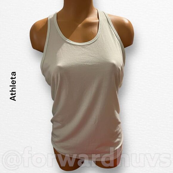 Athleta Workout Top Crossing Back With Tie Size Small - Picture 1 of 9